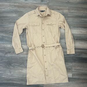 Ralph Lauren classic knee length trench coat women’s size 10